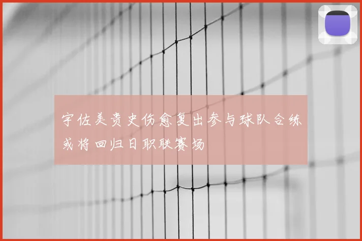 宇佐美贵史伤愈复出参与球队合练或将回归日职联赛场